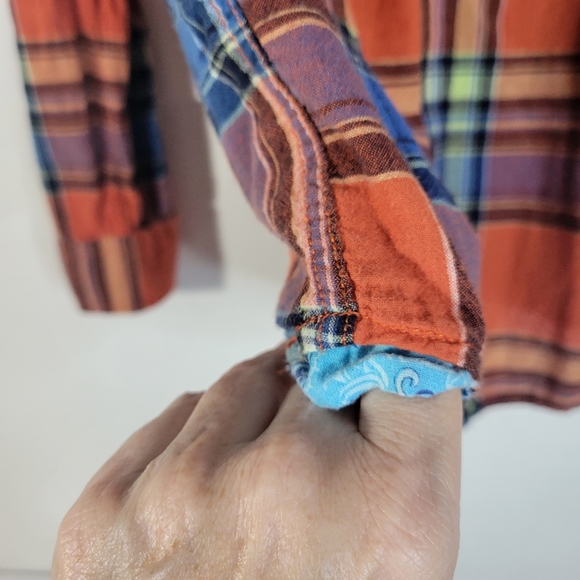 Mens Washed, Stoned and Beaten LS Button front Shirt 100% cotton Size M - Picture 11 of 11